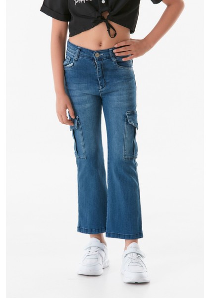 Beli Ayarlanabilir Kargo Cepli Jogger Kız Çocuk Pantolon fiyatları