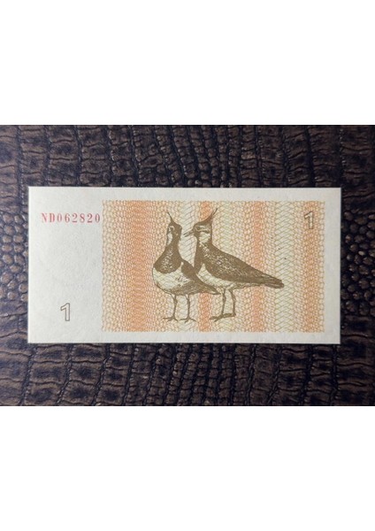 Lıetuvos Respublıka Litvanya, 1 Talonas 1992 Yılı (10/10)- Çil ( Unc)