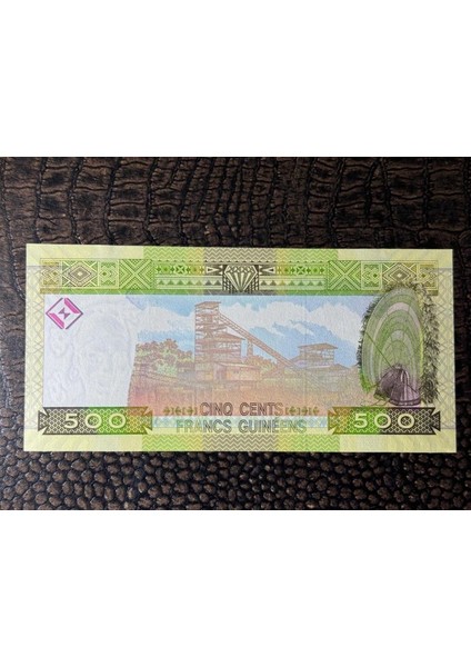 Guinee Gine 2012 Yılı 500 Frank Çil - (10/10)- Çil ( Unc)