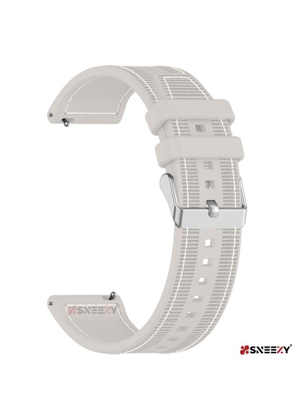 Samsung Galaxy Watch 6 – Classic 40-43-44-47MM 20MM Dikiş Desenli Dokuma Silikon Kordon fırsatları