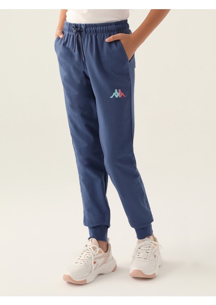 Kız Çocuk Eşofman Altı 5-15 Yaş Mavi