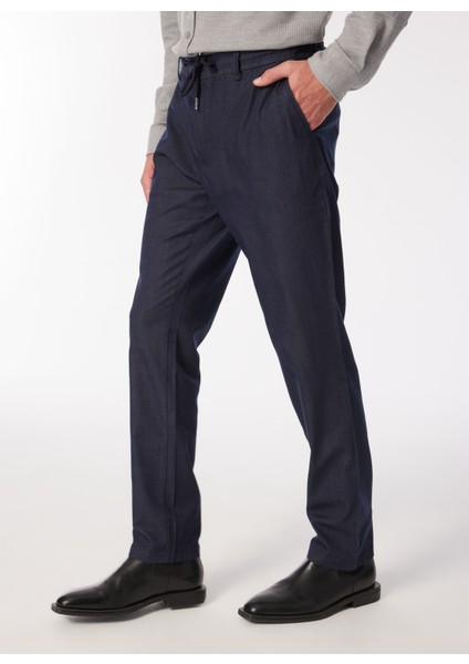 Normal Bel Normal Paça Lacivert Erkek Chino Pantolon SPBF4SM-PNT5020