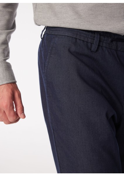 Normal Bel Normal Paça Lacivert Erkek Chino Pantolon SPBF4SM-PNT5020
