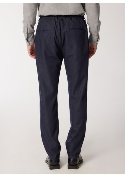 Normal Bel Normal Paça Lacivert Erkek Chino Pantolon SPBF4SM-PNT5020