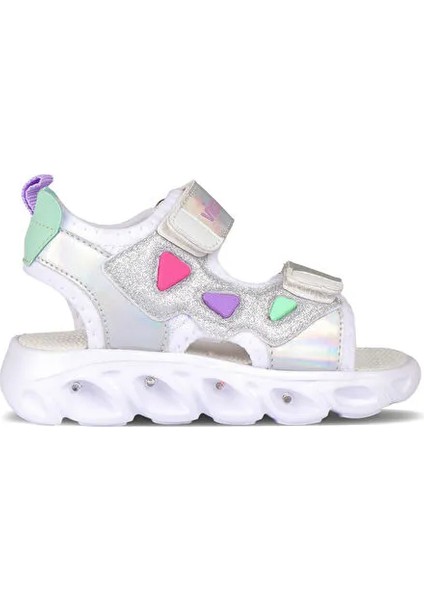 (321.B24Y.204-11) Hilda Işıklı Sandalet Beyaz fiyatları