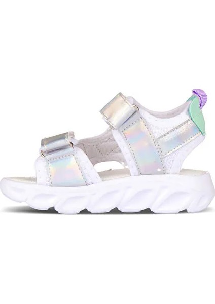 (321.B24Y.204-11) Hilda Işıklı Sandalet Beyaz modelleri