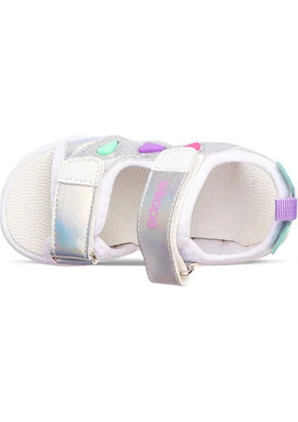 (321.B24Y.204-11) Hilda Işıklı Sandalet Beyaz fırsatları