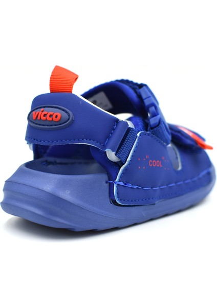 (321.F24Y.213-05) Rave Phlon Hafif Taban Cırtlı Çocuk Sandalet Saks Mavi indirimleri