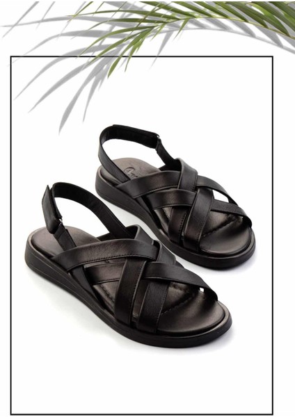 Siyah Kadın Sandalet K05906131603