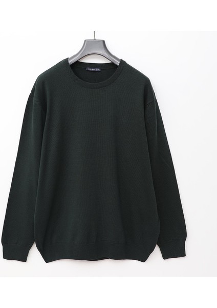 Erkek Uzun Kol Bisiklet Yaka büyük beden Sweat - B180856 - Nefti