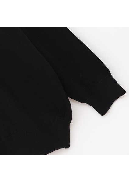 Erkek Uzun Kol Bisiklet Yaka büyük beden Sweat - B180856 - Siyah modelleri