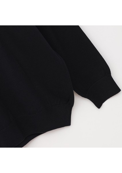 Erkek Uzun Kol Bisiklet Yaka büyük beden Sweat - B180856 - Lacivert modelleri