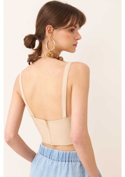 Askılı Crop Bej Y2414021_024 fiyatları
