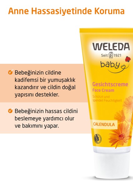 Calendula Organik Yüz Kremi 50ML