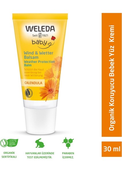 Calendula Koruyucu Organik Yüz Kremi 30ML