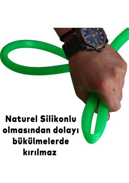 Bahçe Çeşme Su Hortumu Iç Çap 1/2 Naturel Silikonlu Sulama Araç Yıkama Hortum 25 Metre fiyatları