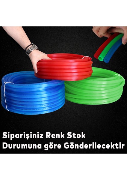 Bahçe Çeşme Su Hortumu Iç Çap 1/2 Naturel Silikonlu Sulama Araç Yıkama Hortum 25 Metre fırsatları
