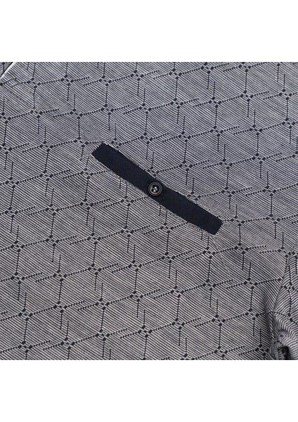 Erkek Kısa Kol Düğmeli Polo Yaka T-Shirt - DJS-27616 - Lacivert fiyatları