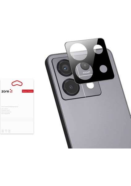 - Xiaomi Redmi Note 13 Pro 5g - Kamera Lens Koruyucu 3D Kamera Camı