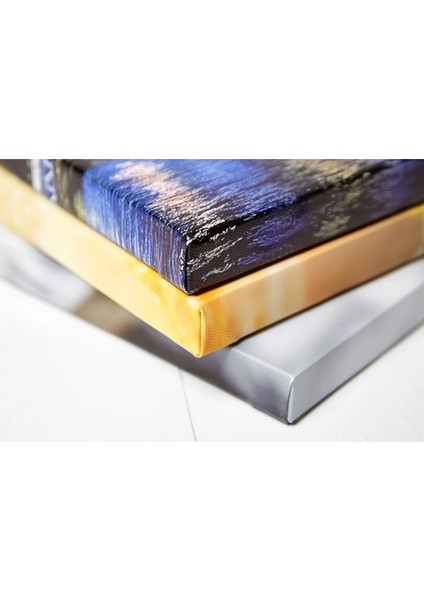 Yağlı Boya Efektli Tavus Kuşu Gold Kiraz Ağacı Kanvas Tablo ART0049 Tablo indirimleri