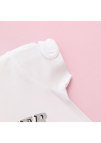 Kız Çocuk Kısa Kol Tişört - 32534 - Beyaz fiyatları