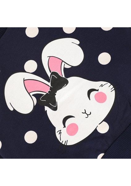 Kız Çocuk Uzun Kol Tişört - 32511 - Lacivert fiyatları