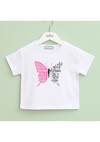 Kız Tshırt - Kız Tshırt - Kısa Kol - 3247234 - Beyaz