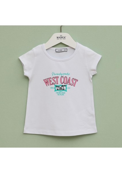 Kız Tshırt - Kız Tshırt - Kısa Kol - 3245334 - Beyaz