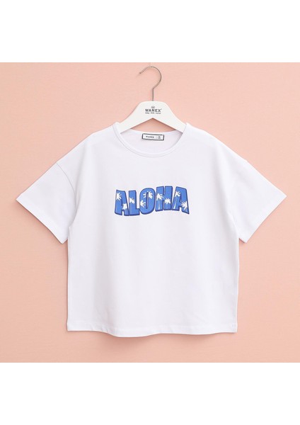 Kız Tshırt - Kız Tshırt - Kısa Kol - 3246034 - Beyaz