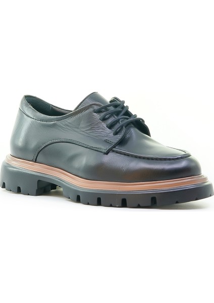 Kadın Hakiki Deri Bağcıklı Loafer Günlük Ayakkabı (36-40) 24Y 2412903Y Z fırsatları