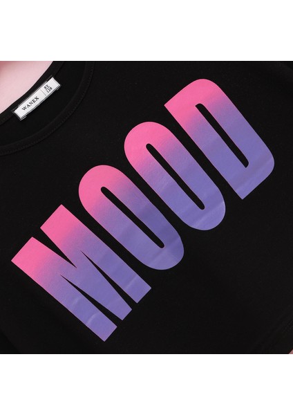 Kız Çocuk Crop Tişört - 3252011 - Siyah fiyatları