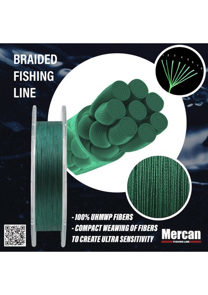 Pe Örgü Platinum X8 Yeşil Ip 300M Misina modelleri