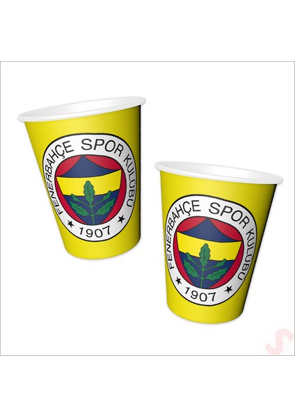 Fenerbahçe Sk Karton Bardak - 8 Adet