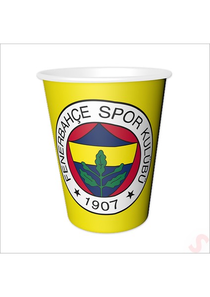 Fenerbahçe Sk Karton Bardak - 8 Adet
