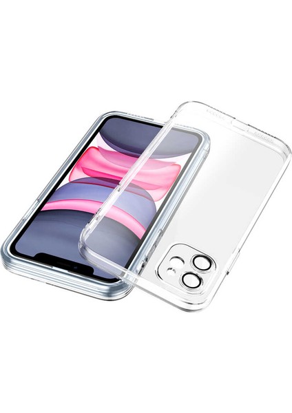 Apple iPhone 12 - Uyumlu Zore Fizy Kapak-Renksiz