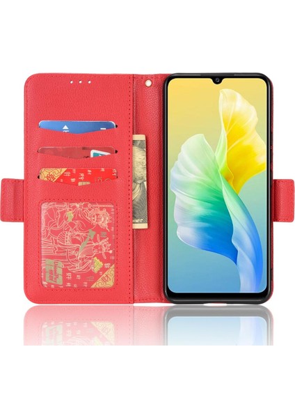 Vivo V23E 5g Kart Yuvaları Için Kılıf Tutucu Manyetik Pu Deri Yan Toka (Yurt Dışından) indirimleri