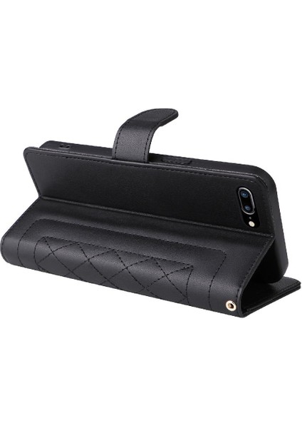 Iphone 6 Için Flip Case Artı Darbeye Dayanıklı Basit Iş Deri Kılıf Flip (Yurt Dışından)