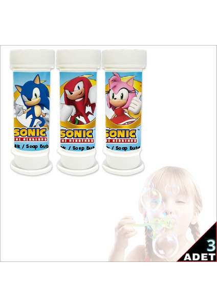 Sonic Köpük Baloncuk - 3 Adet fiyatları