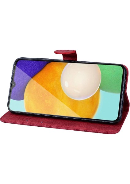 Samsung Galaxy A15 Kickstand Koruyucu Flip Case Büyük Kelebek (Yurt Dışından)