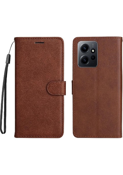 Xiaomi Redmi Not 12 Için Flip Case 4g Iş Cüzdan Telefon Kılıfı Klasik (Yurt Dışından)