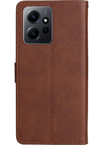 Xiaomi Redmi Not 12 Için Flip Case 4g Iş Cüzdan Telefon Kılıfı Klasik (Yurt Dışından)