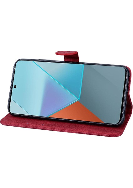 Xiaomi Redmi Not 13 5g Için Kılıf Kart Yuvası Standı Deri ile Flip Case (Yurt Dışından)