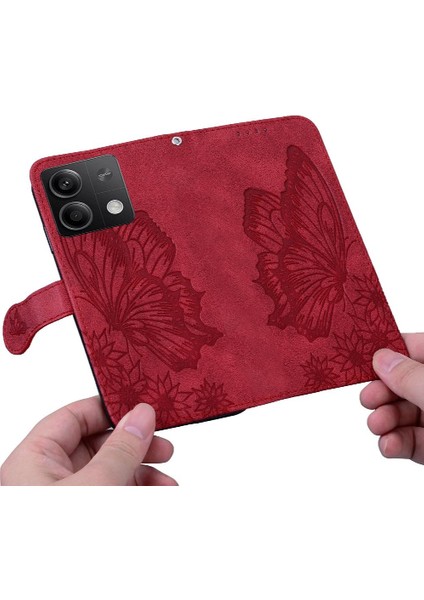 Xiaomi Redmi Not 13 5g Için Kılıf Kart Yuvası Standı Deri ile Flip Case (Yurt Dışından)