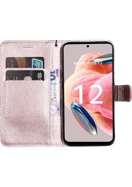 Xiaomi Redmi Not 12 Için Flip Case 4g Iş Cüzdan Telefon Kılıfı Klasik (Yurt Dışından)