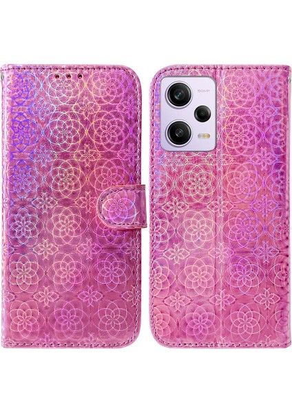Xiaomi Redmi Not 12 Için Kılıf Pro Standı Tutucu Kart Yuvası Cüzdan Kılıf Pu (Yurt Dışından)
