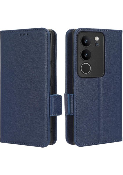 Vivo V29 5g Pu Deri Manyetik Kart Yuvaları Için Kılıf Tutucu Cüzdan Yan (Yurt Dışından)