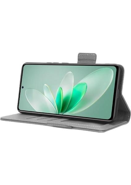 Vivo V27E Pu Deri Manyetik Kart Yuvaları Için Kılıf Tutucu Yan Toka Cüzdan (Yurt Dışından) modelleri