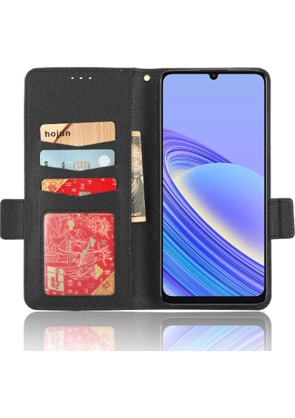 Tcl 40 Se Yan Toka Cüzdan Kart Yuvaları Için Kılıf Tutucu Manyetik Pu Deri (Yurt Dışından) fırsatları