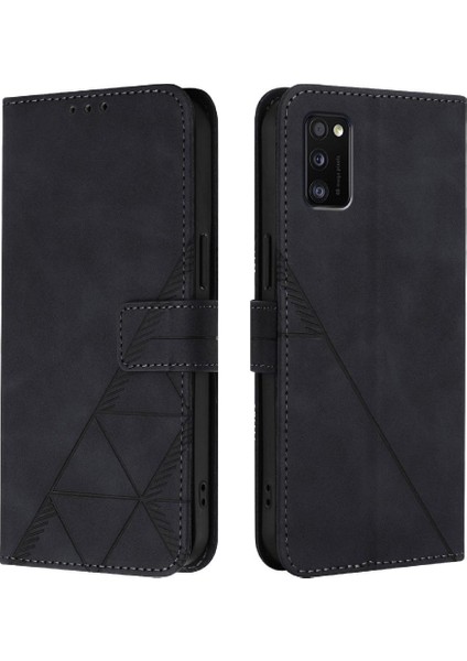 Samsung Galaxy Credit Kredi Kartı Tutucu Pu Deri Cüzdan Kapak Için Kılıf (Yurt Dışından)