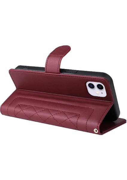 Iphone 11 Için Flip Case Cüzdan Basit Iş Kapak Çevirin Deri Kılıf (Yurt Dışından)